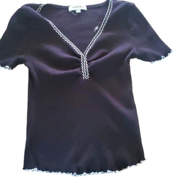 Hooked up Ribbed Top xs - Picture 1 of 7